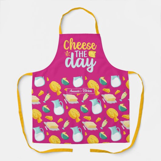 grappige kaas op de dag waarop het debiet van het schort (Voorkant)