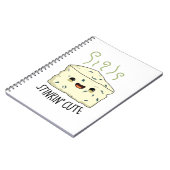 Grappige Kaas Punt Notitieboek (Linkerzijde)