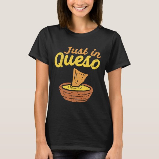 Grappige Kaas Queso Cinco De Mayo Nacho Mexicaan T-shirt (Voorkant)