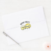 Grappige Kaasgrappen Willen Stremmen  Ronde Sticker (Envelop)