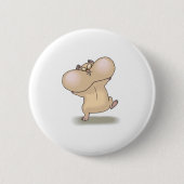 grappige kaasjeshamster ronde button 5,7 cm (Voorkant)