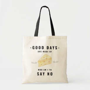 Grappige kaasliefhebber boodschappentas Kaas cad Tote Bag