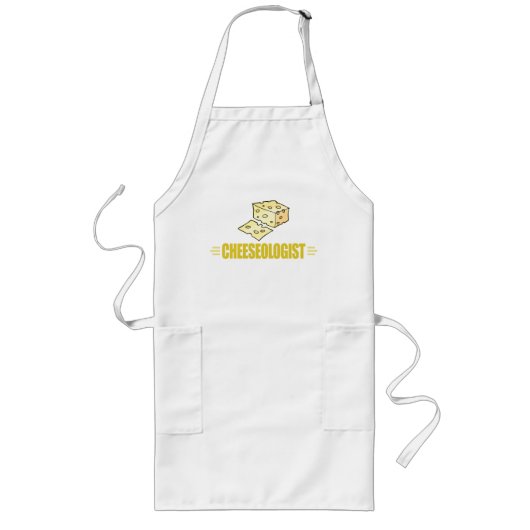 Grappige kaasliefhebber lang schort (Voorkant)