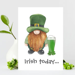 Grappige Kabouter Bier kater St. Patrick's Day kaa Aankondiging