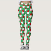 Grappige kabouter dwergen patroon kerst elf leggings (Voorkant)