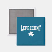 Grappige kabouter Ierse st patricks dag klavertje Magneet (Voorkant / Achterkant)