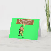 Grappige kabouter kaart (Achterkant)