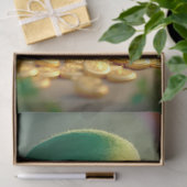 Grappige kabouter met shamrocks en gouden munten tissuepapier (Geschenk)