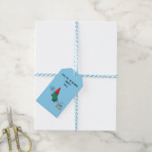 Grappige Kabouter Scheet Verjaardag Cadeau Label Cadeaulabel (Met Touw)