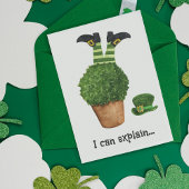 Grappige Kabouter Schelmenstreken St. Patrick Dag Aankondiging