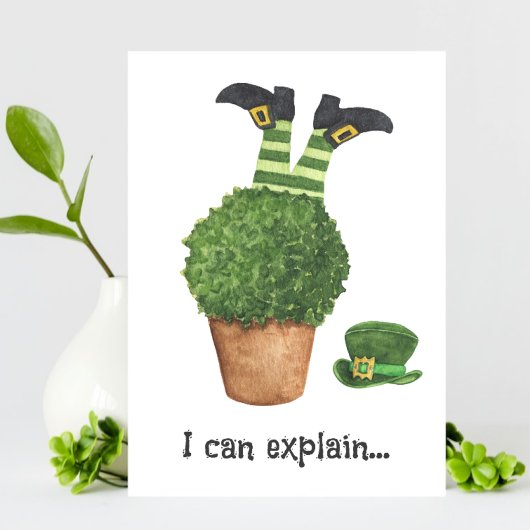 Grappige Kabouter Schelmenstreken St. Patrick Dag Aankondiging