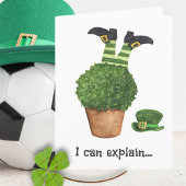 Grappige Kabouter Schelmenstreken St. Patrick Dag Aankondiging