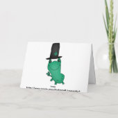 Grappige kabouterkikkers kaart (Achterkant)