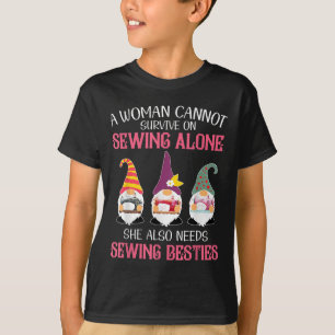Grappige kabouters D.w.z. een vrouw kan niet overl T-shirt