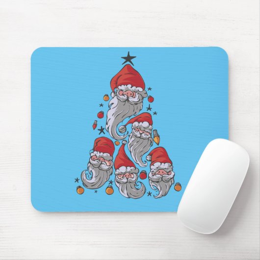 Grappige Kabouters Kerstboom Muismat (Met muis)