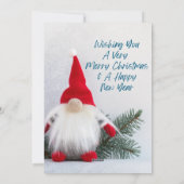 Grappige kabouters kerstgroeten feestdagenkaart (Achterkant)