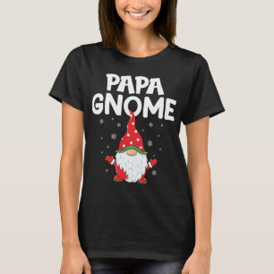 Grappige kabouters schattig papa Gnoom Kerstmis sc T-shirt