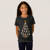 Grappige kabouters Xmas Gift Gnomen Kerstboom T-shirt (Voorkant volledig)