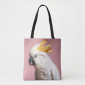 Grappige kaketoe met frites crest tote bag (Voorkant)