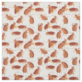 Grappige kakkerlakkeninsect stof (Swatch)