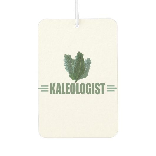 Grappige Kale Lover's Luchtverfrisser (Voorkant)