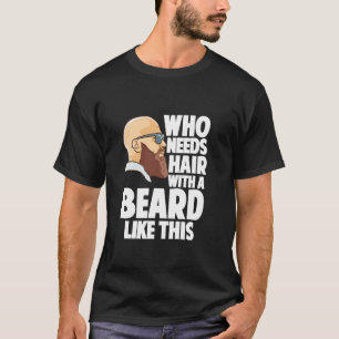 Grappige Kale Man Kale Mannen Baard Liefhebbers Gr T-shirt