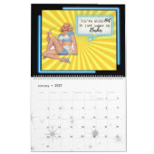 Grappige kalender voor haar cadeau vriend retro "K (Jan 2027)