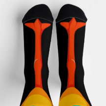 Grappige kalkoen Kippenvoeten Sokken Knie Dier