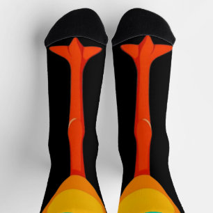 Grappige kalkoen Kippenvoeten Sokken Knie Dier