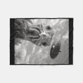 Grappige kalkoen selfie Ufo Thanksgiving  Fleece Deken (Voorkant (Horizontaal))