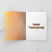 Grappige kalkoen Thanksgiving eet pizza Feestdagen Kaart (Binnen)