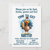 Grappige kalkoen Thanksgiving of Friendsgiving Kaart (Achterkant)