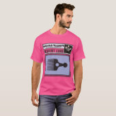 Grappige kam t-shirt (Voorkant volledig)