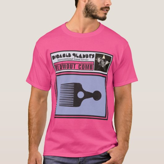 Grappige kam t-shirt (Voorkant)