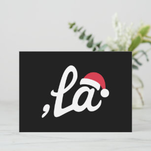 Grappige Kamala Harris 2024 Komma La Kerstmis Feestdagenkaart