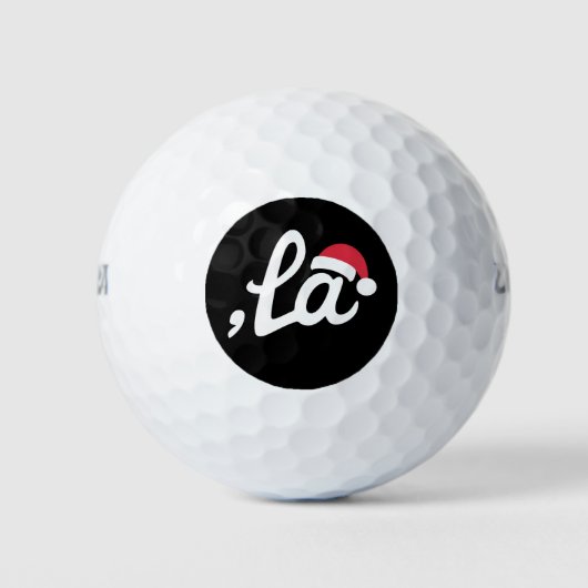 Grappige Kamala Harris 2024 Komma La Kerstmis Golfballen (Voorkant)