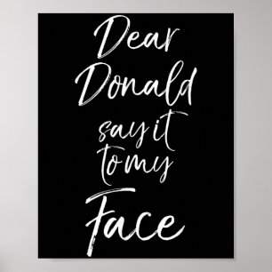 Grappige Kamala Harris Citaat Schattig Beste Donal Poster