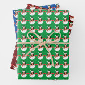 Grappige Kamala Harris Snowman Custom Face Foto Xm Inpakpapier Vel (In situ)