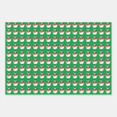 Grappige Kamala Harris Snowman Custom Face Foto Xm Inpakpapier Vel (Voorkant)