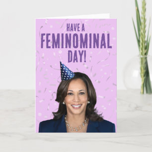 Grappige Kamala Harris Verjaardag - Vrouwelijke Da Kaart