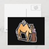 grappige kameel die frisdrank drinkt briefkaart (Voorkant / Achterkant)