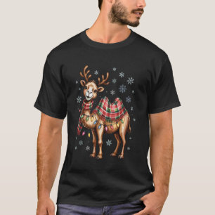 Grappige Kameel Kerst Lieve Dierenliefhebbers Vaka T-shirt