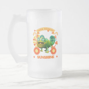 Grappige Kameleon Goedemorgen Zonneschijn Matglas Bierpul