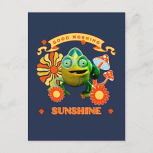 Grappige Kameleon Goedemorgen Zonneschijn Retro Ku Briefkaart