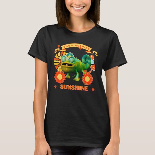 Grappige Kameleon Goedemorgen Zonneschijn T-shirt (Voorkant)