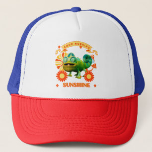 Grappige Kameleon Goedemorgen Zonneschijn Trucker Pet