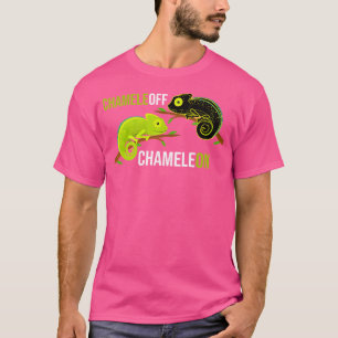 Grappige kameleon reptiel t-shirt