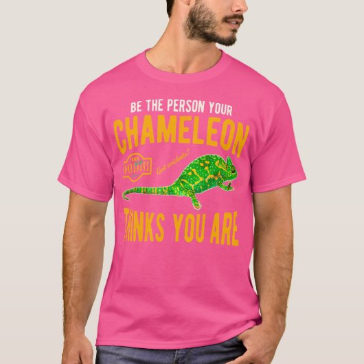 Grappige kameleon t-shirt (Voorkant)