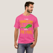Grappige kameleon t-shirt (Voorkant volledig)