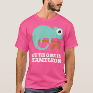 Grappige kameleon woordgrap liefde grap je bent ee t-shirt